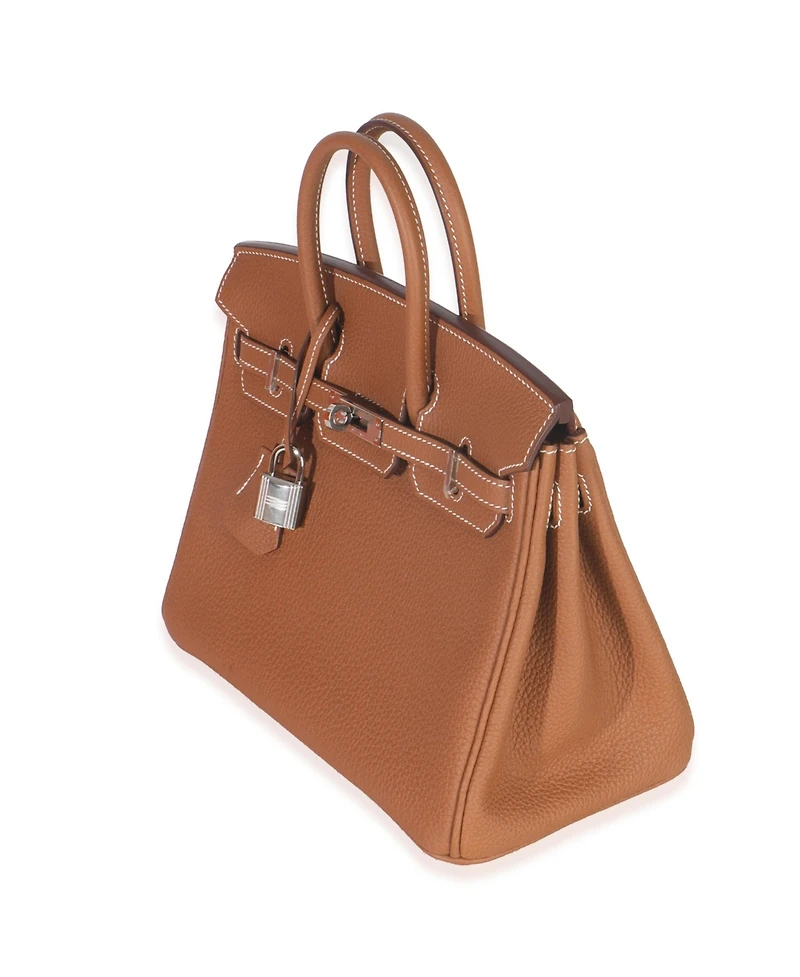 Pre-Owned HERMES Gold Togo Birkin 25 Phw