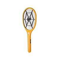 Sugift Electric Fly Swatter Rechargeable 3 Layer Mesh Zapper Racket