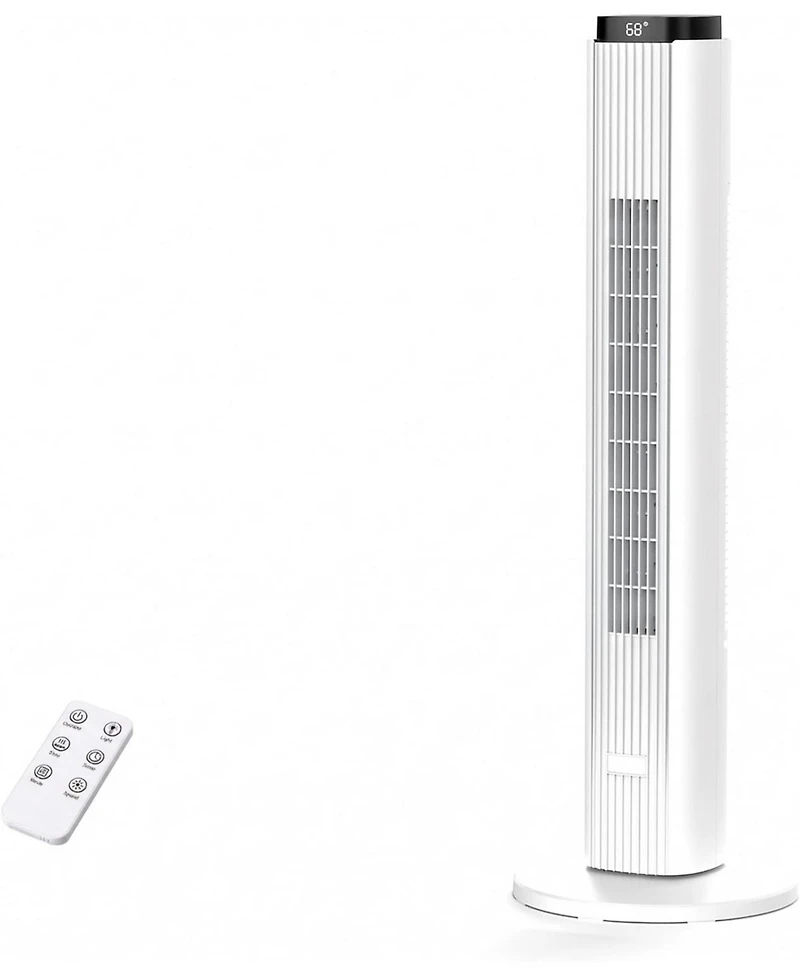 Antarctic Star 42-Inch Smart Tower Fan, App Control, Washable Grille and 12 Speeds