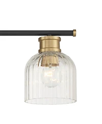 Stiffel Lana 31 3/4" Wide and Warm Brass 4-Light Bath Light