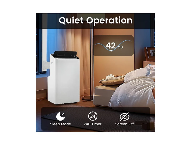 Mecale 14000 Btu Inverter Portable Air Conditioner with WiFi