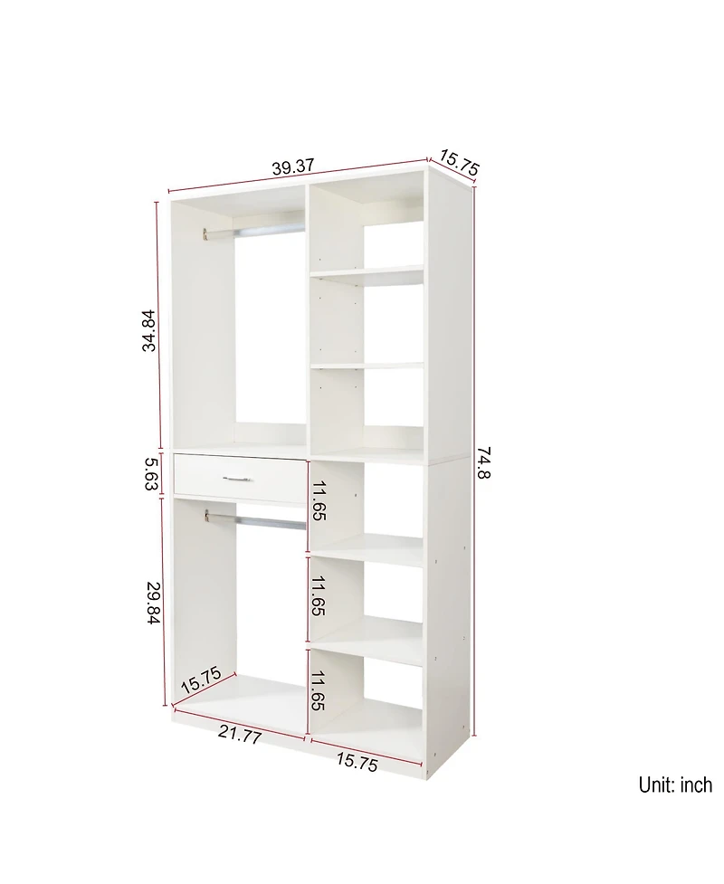 Rainsken Freestanding Closet System
