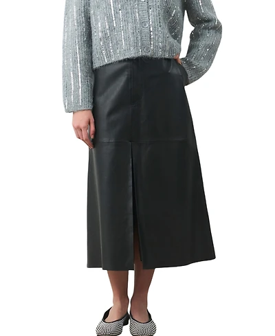 Velez Women's Efos Leather Pencil Skirt
