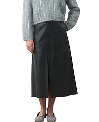 Velez Women's Efos Leather Pencil Skirt