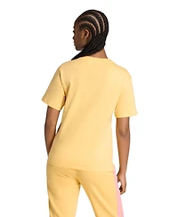 adidas Women's Short-Sleeve Cotton Crewneck Logo T-Shirt