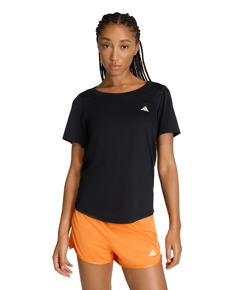 adidas Women's Workout Essentials Seamless Scoop Neck T-Shirt