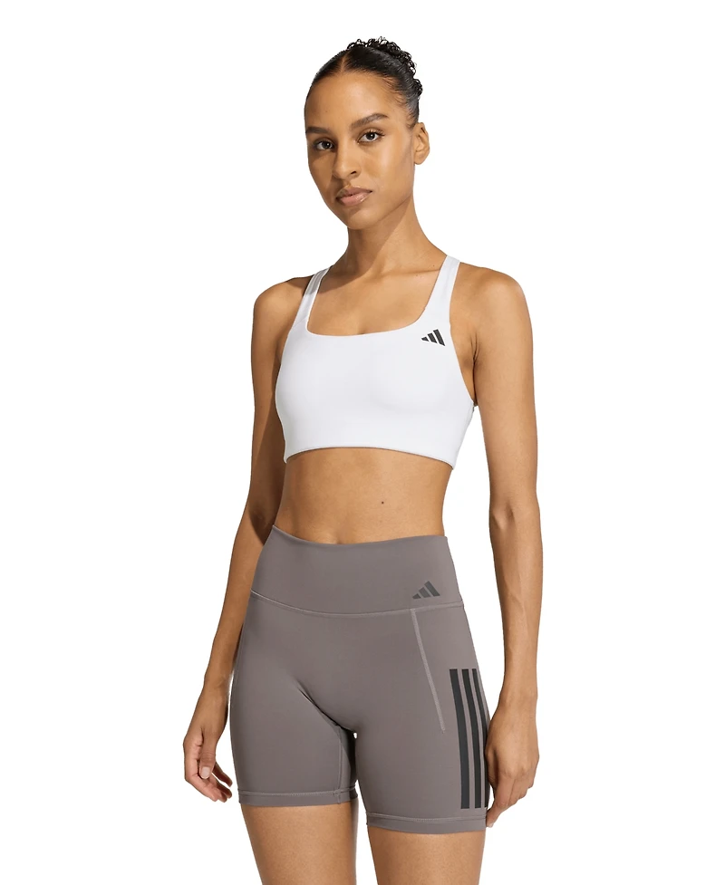 adidas Women's Workout Square Neck Support Bra