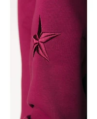 Colourful Rebel Women's Stars Embro Clean Hoodie