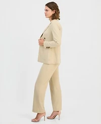 Anne Klein Faux Double Breasted Blazer Wide Leg Sailor Pants