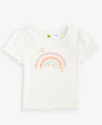 Epic Threads Toddler Girls' 12M-5T Rainbow Elevated Ribbed T-Shirt, Macy's Exclusive