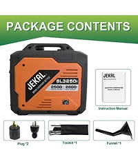 Mondawe 2500W-2800W Portable Inverter Generator Quiet Gas Powered with Eco Mode