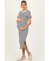 Navy Striped Short S