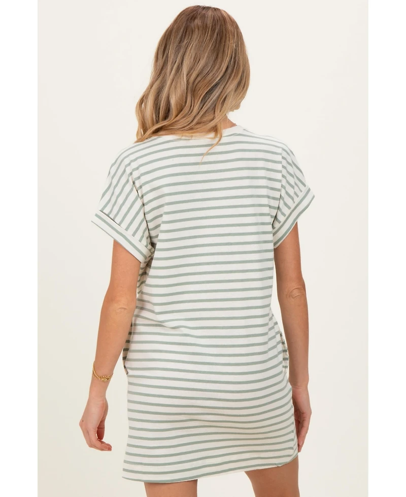 Sage Striped Materni