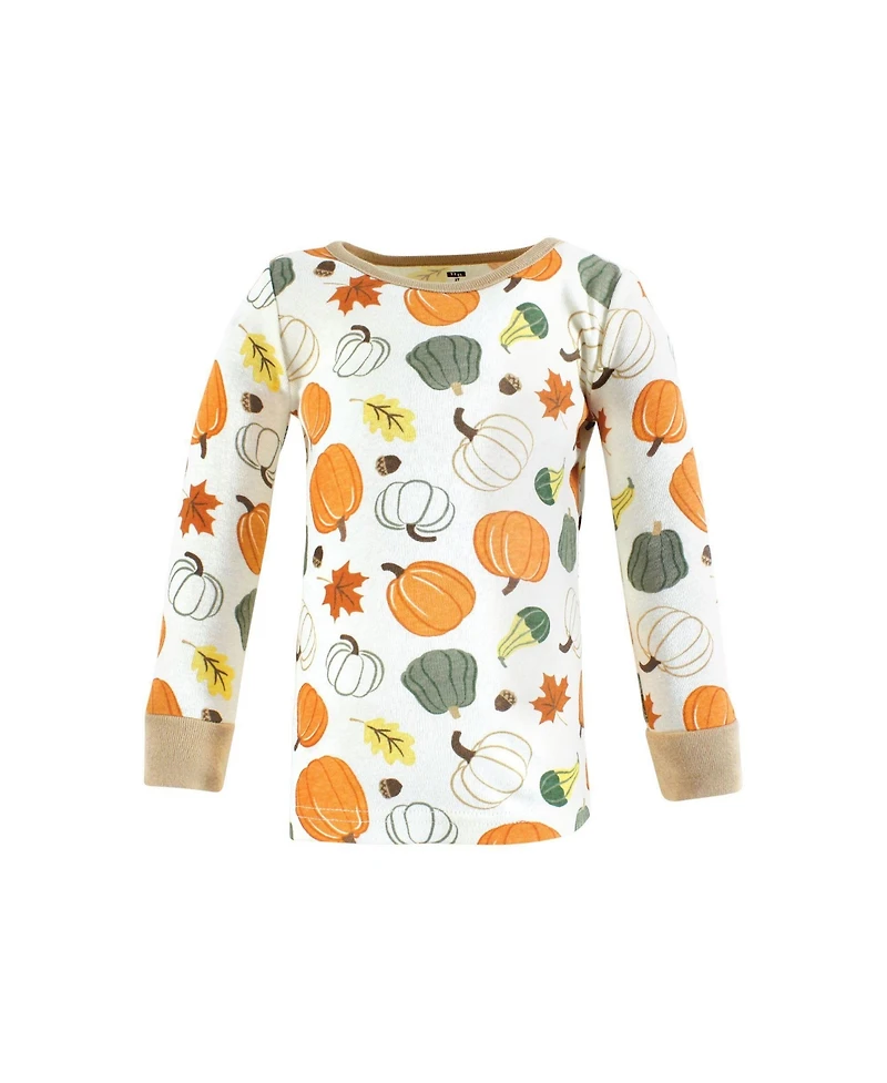 Hudson Baby Toddler Boys Cotton Pajama Set, Autumn Harvest