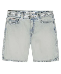 Calvin Klein Girls' 7-16 Denim Bermuda Shorts