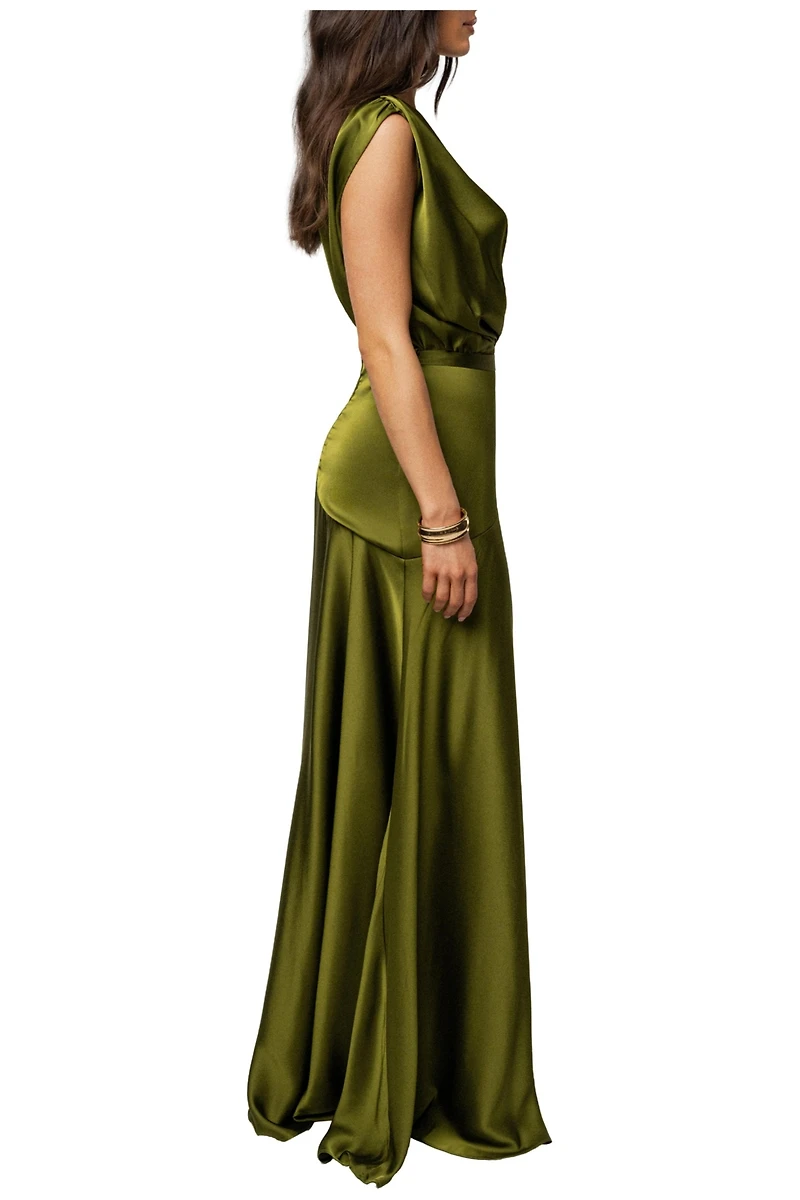 Jluxlabel Women's Amalia Satin Maxi Dress