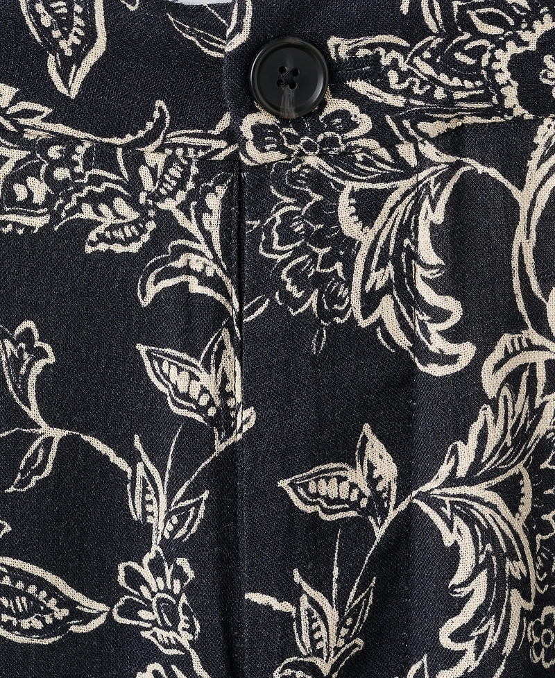 Mango Men's Slim-Fit Printed 8.54" Bermuda Shorts