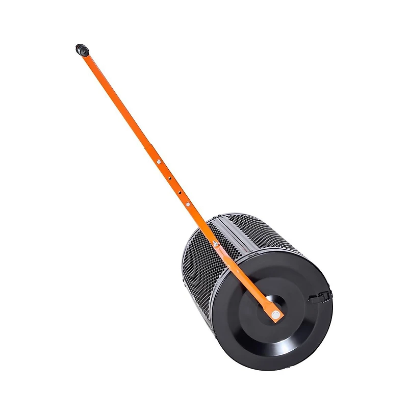 Sugift Compost Spreader 24 inche Wide Peat Moss Spreader with T Shaped Handle