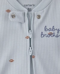 Carter's Baby Boys' and Girls' Snug Fit 2-Way Zip Sleep & Play
