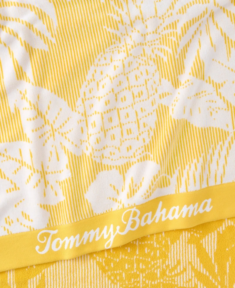 Tommy Bahama Pineapple Pinstripe Yarn Dyed Beach Towel, 36" x 68"