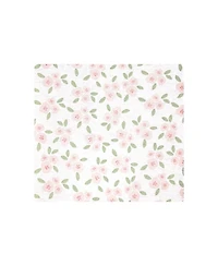 Hudson Baby Girl Cotton Poly Flannel Receiving Blankets Bundle 7-Pack, Sweet Little Floral, One Size