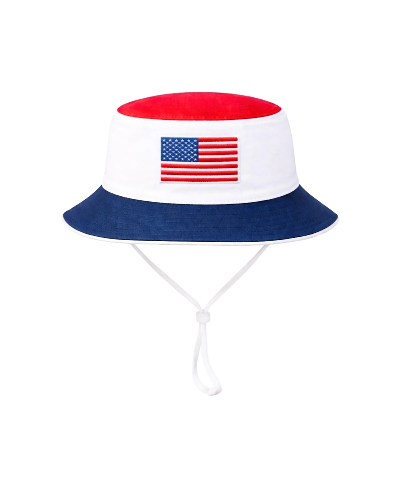 Bits & Bows Baby and Little/Big Unisex American Flag Bucket Hat