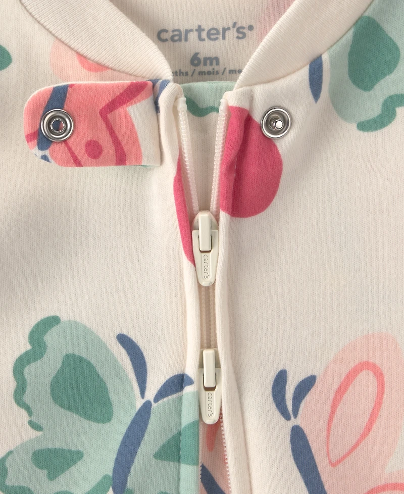 Carter's Baby Girl's Butterfly Snug Fit Sleep & Play