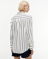 Tommy Hilfiger Women's Linen Nautical Stripe Shirt