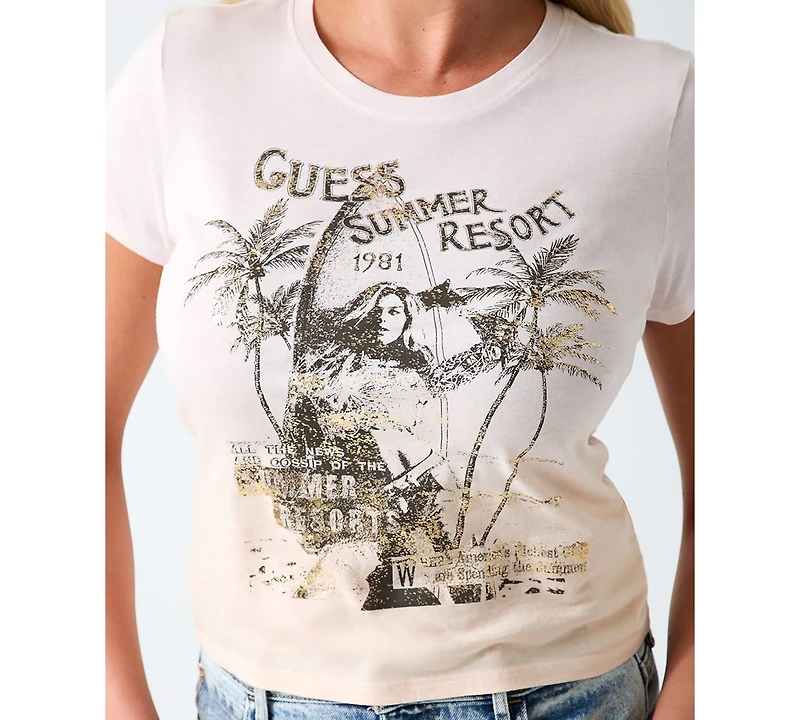 Guess Women's Short-Sleeve Resort Baby T-Shirt