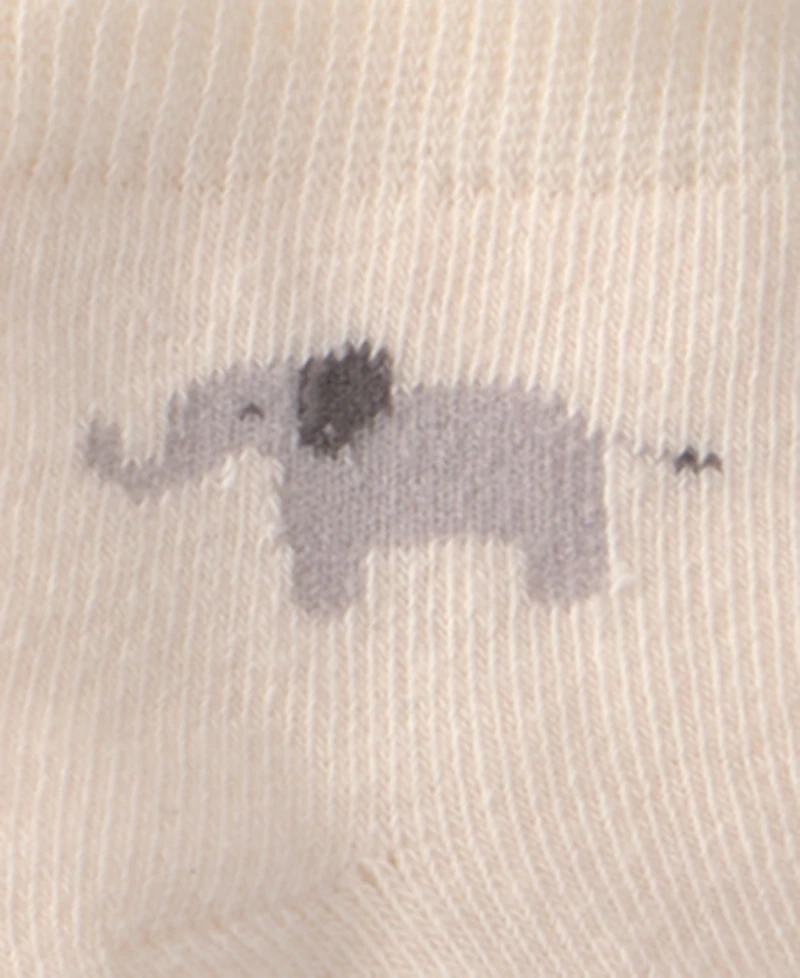 Carter's Baby Girls' or Boys' Elephant Ankle Socks, 3-Pack