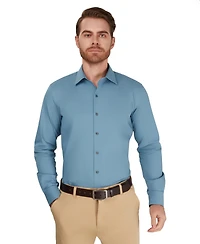 Alfani Men's Long-Sleeve Solid Dress Shirt, Macy's Exclusive