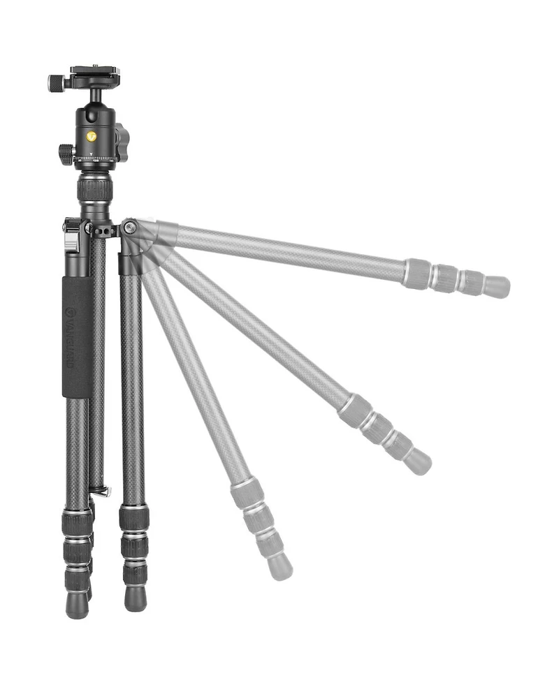 Vanguard Vesta Go 234CB 4-Section Carbon Fiber Travel Tripod with Veo Bh-50 Ball Head