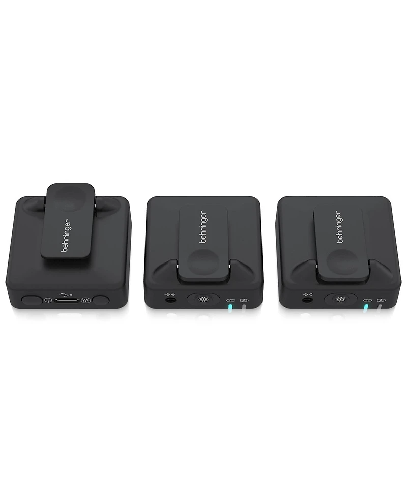 Behringer Go Cam Wireless 2 Digital Dual Clip-On Microphone System for Content Creators