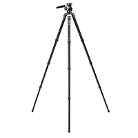 Benro Mammoth TMTH44C 4-Section Carbon Fiber Tripod with WH15 2-Way Wildlife Fluid Head