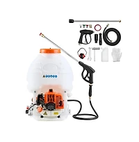 Sugift Gas Powered Backpack Sprayer 26.5CC 0.9HP Engine Garden Sprayer with 5 Gallon Tank