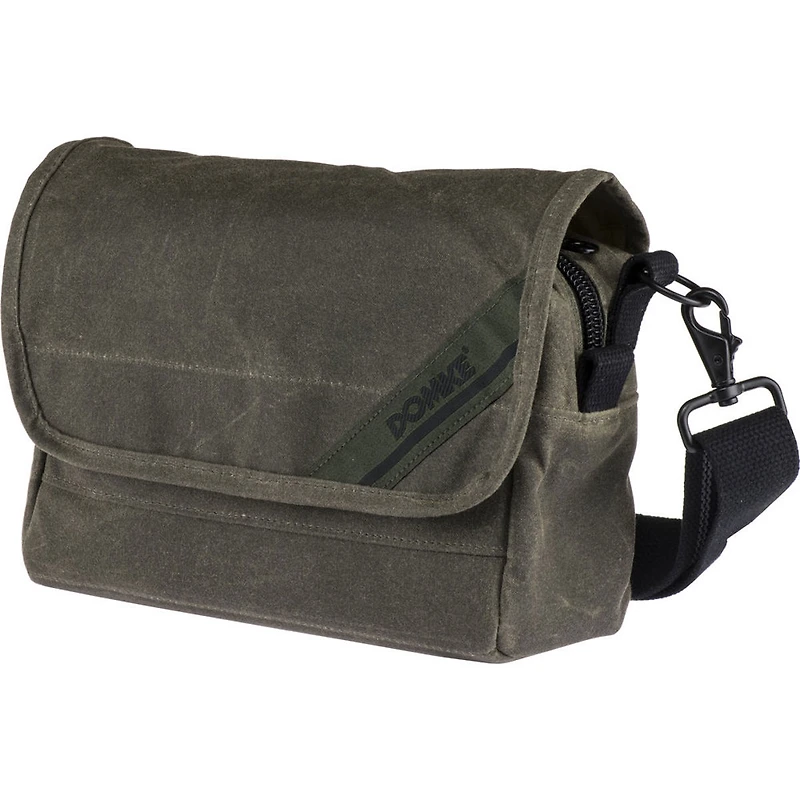 Domke F-5XB RuggedWear Canvas Shoulder and Belt Bag for Dslr and Mirrorless Cameras and 1-2 Lenses, Military Green