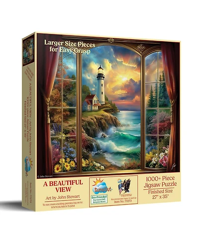 SunsOut A Beautiful View 1000 piece Jigsaw Puzzle for Adults Large Pieces