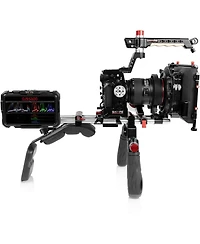 Shape Cage for Atomos Shinobi Monitor, Includes 15mm Lw Clamp, Swivel 15mm Rod Clamp and 15mm 6" Rod
