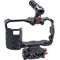 Came-tv Bmpcc 4K Plus Shoulder Rig Mattebox A/B Follow Focus 15mm Rod for BlackMagic Pocket Cinema Camera