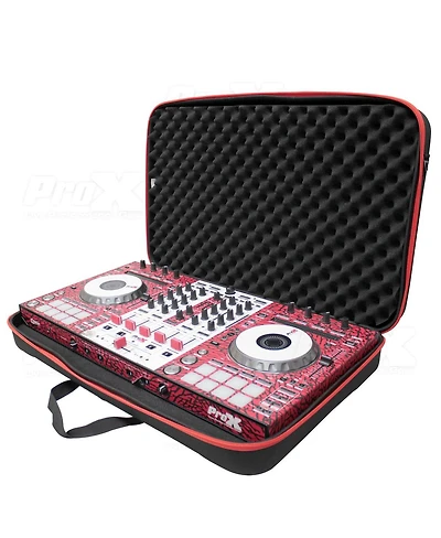 ProX ZeroG Eva Lightweight Medium Bag Molded Hard-Shell Case for Pioneer Ddj-rx SX3 / S1 and Numark Mixstream Pro Mixdeck Similar Sized Dj Controllers