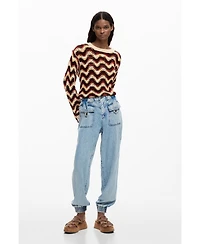 Desigual Women's Jogger denim pants