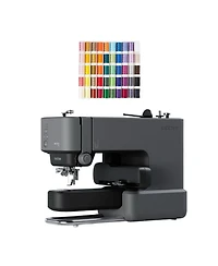 Brother Skitch Single-Needle Machine and Designio 50-Piece Thread Set Bundle
