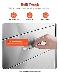 Sugift Triple Access Kitchen Drawers 18.5in W 22.5in H