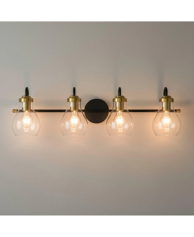 Possini Euro Design Possini Euro Brade Brass 4-Light Bath Light