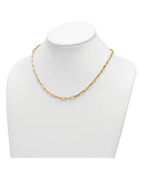 Macy's Paperclip Chain Necklace in 18k Yellow Gold