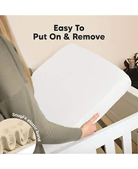 KeaBabies 2pk Soothe Fitted Crib Sheets Neutral, Baby Sheets, Fits Standard Nursery Mattress