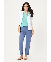 Olsen Women's Solid Henley T-Shirt