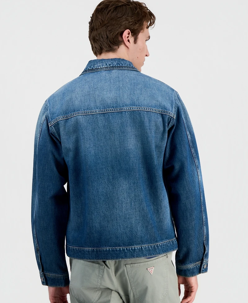 Guess Men's Point Collar Clint Jacket