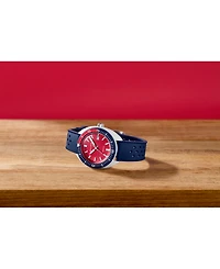 Bulova Men's Limited Edition Performance Snorkel "Sail the 4th" Blue Hnbr Rubber Watch, 41mm