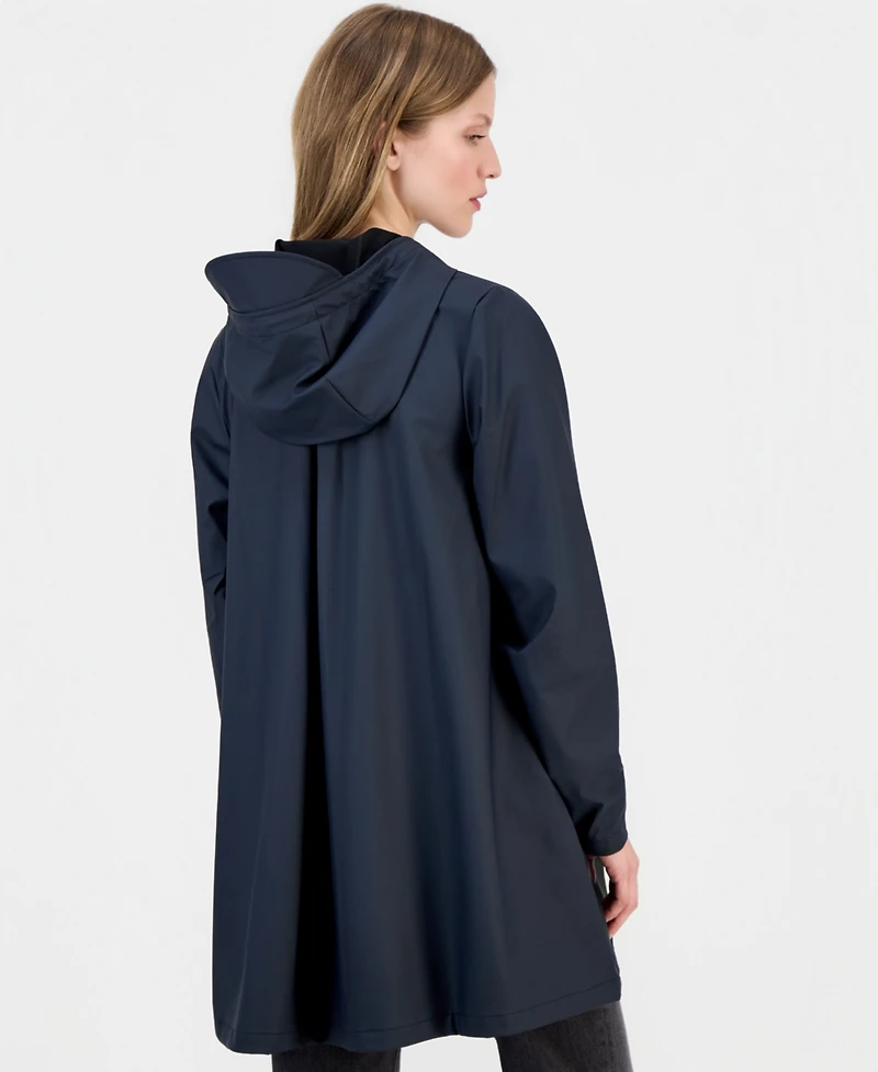 Rains Women's Hooded A-Line Rain Jacket
